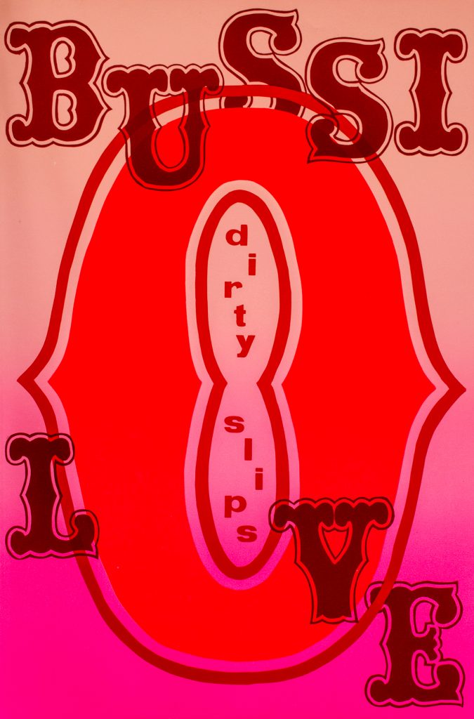 Bussi Love poster by Dafi Kuehne