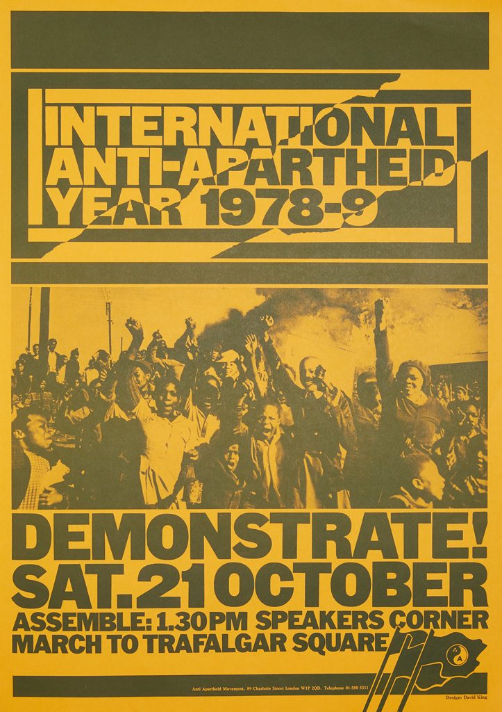 International Anti-Apartheid poster