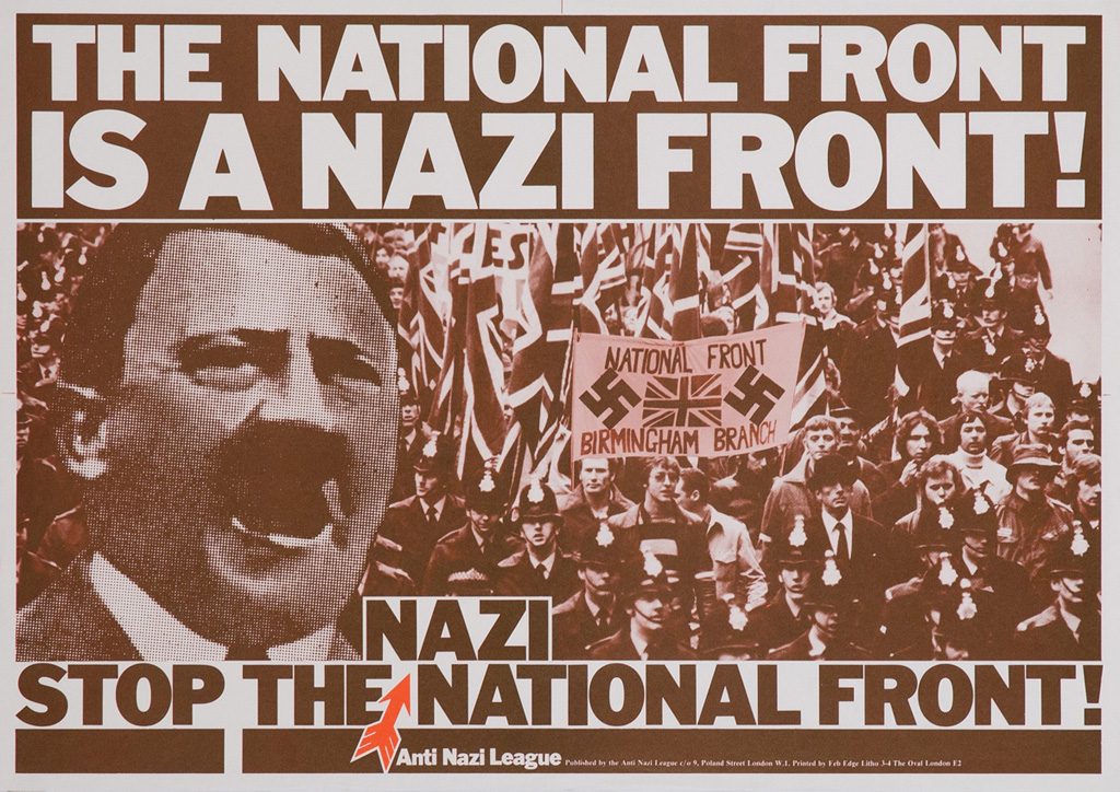 National Front is a Nazi Front poster