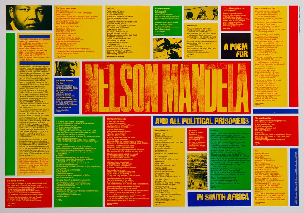 Poem for Nelson Mandela poster