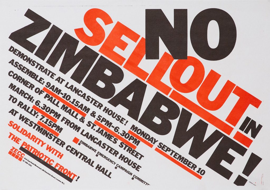 No Sellout in Zimbabwe poster