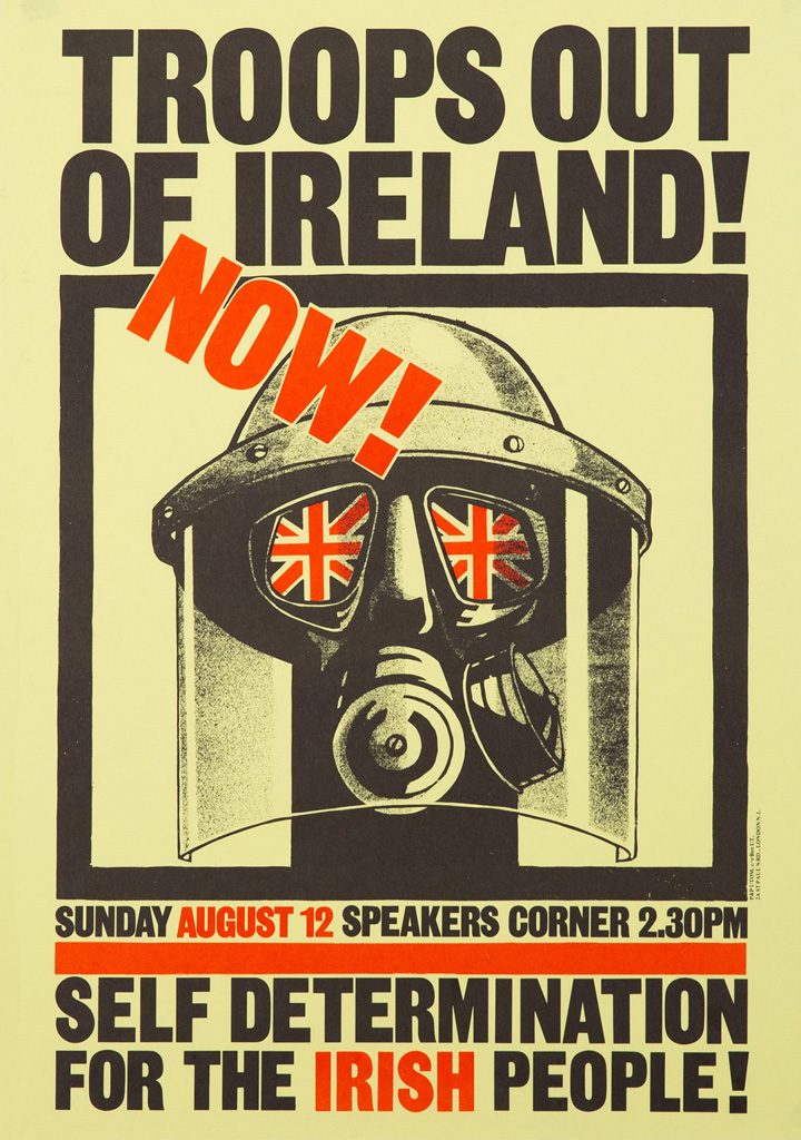 Troops Out of Ireland poster