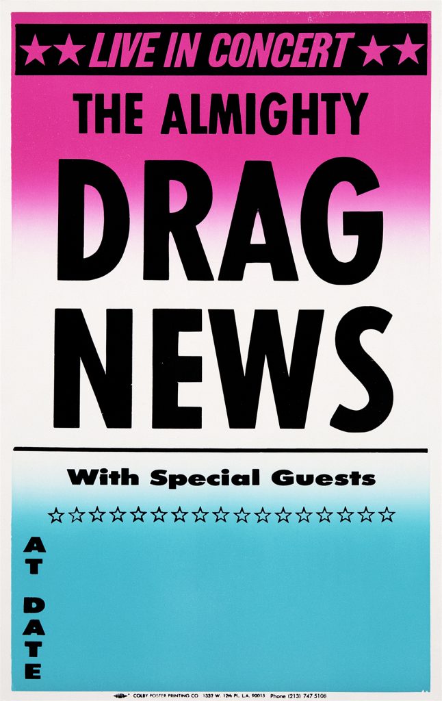 Drag News Colby Poster