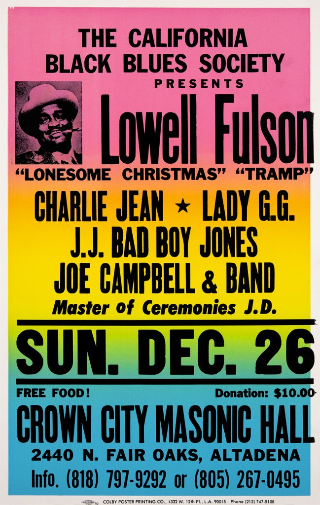 Lowell Fulson Colby Poster