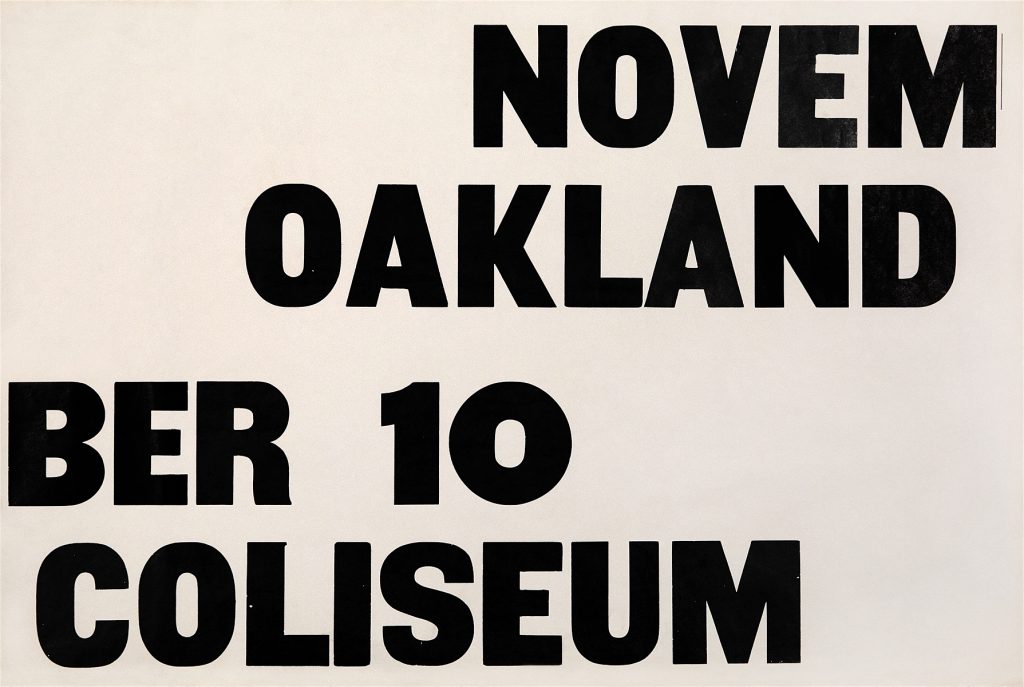 November Oakland Colby Poster