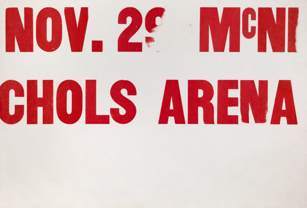 McNichols Arena Colby poster